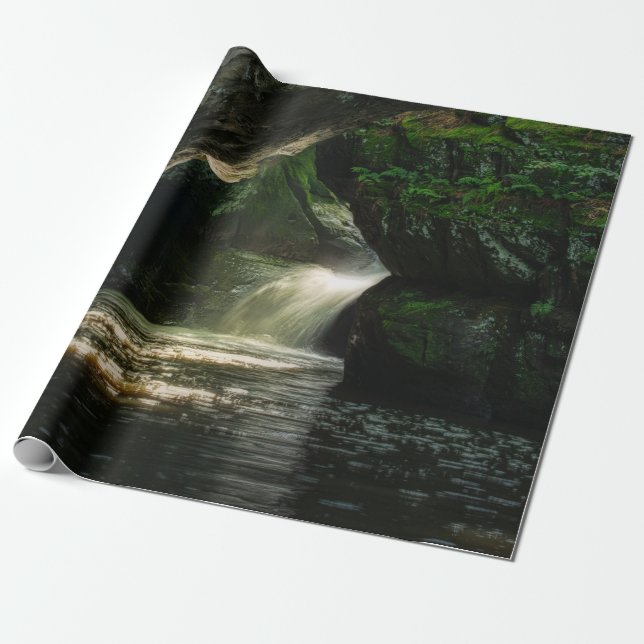 WATERFALLS WRAPPING PAPER (Unrolled)