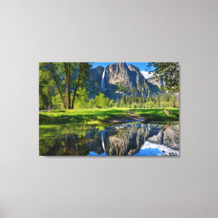 Waterfalls   Yosemite Falls, California Canvas Print