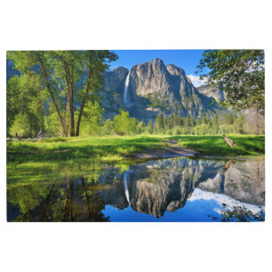Waterfalls Yosemite Falls, California Metal Print