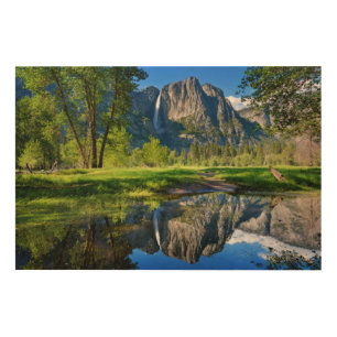 Waterfalls   Yosemite Falls, California Wood Wall Art