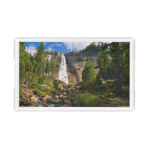 Waterfalls  Yosemite National Park Acrylic Tray