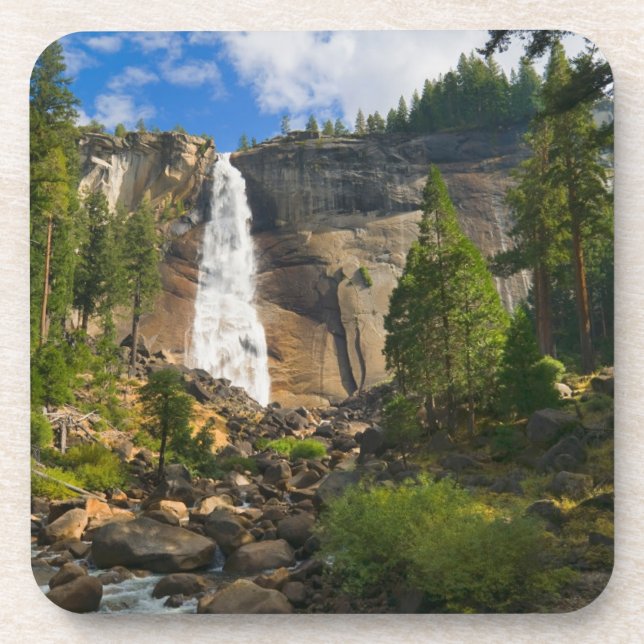 Waterfalls | Yosemite National Park Beverage Coaster (Front)