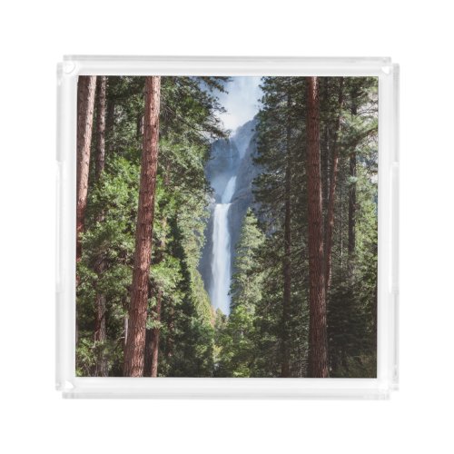 Waterfalls  Yosemite National Park CA Acrylic Tray