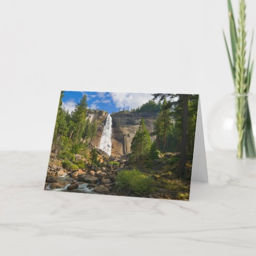 Waterfalls  Yosemite National Park Card