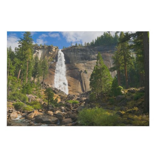 Waterfalls  Yosemite National Park Faux Canvas Print