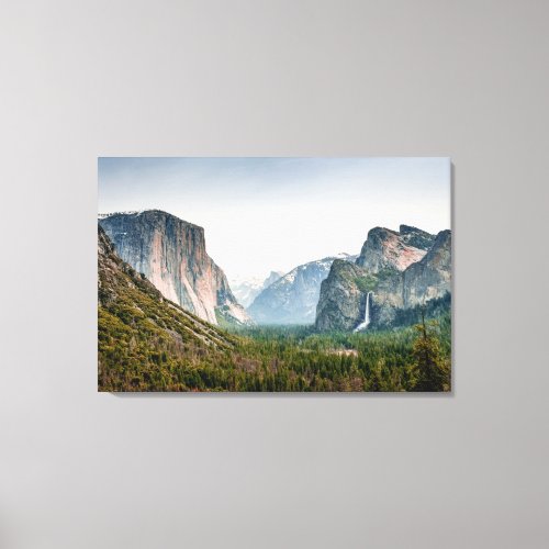 Waterfalls  Yosemite Valley National Park Canvas Print