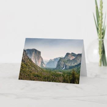 Waterfalls | Yosemite Valley National Park Card by intothewild at Zazzle