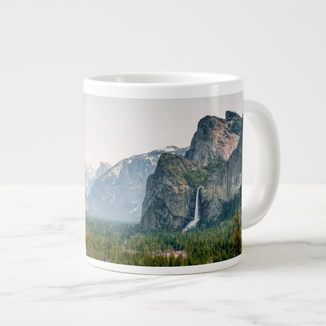 Waterfalls | Yosemite Valley National Park Giant Coffee Mug (Front Right)