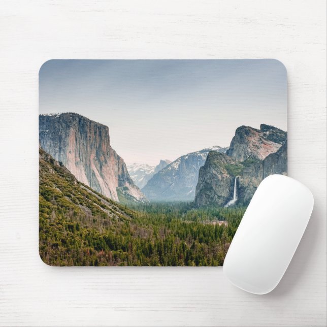 Waterfalls | Yosemite Valley National Park Mouse Pad (With Mouse)
