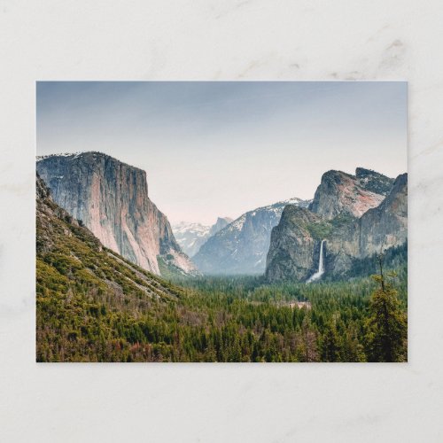 Waterfalls  Yosemite Valley National Park Postcard