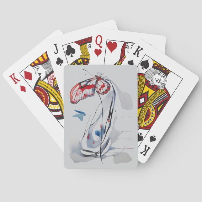 Waterfly 3 poker cards (Back)