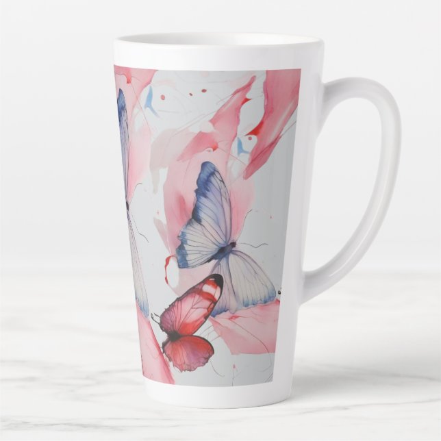 Waterfly 4 latte mug (Right)