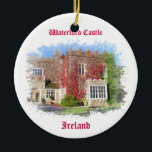 Waterford Castle Ornament<br><div class="desc">Dating from the 15th Century Waterford Castle is located on a private wooded island in the River Suir. A car ferry transports visitors to and from 'The Island" an enchanted kingdom hidden away from the modern world and nearby Waterford City. The historic hotel has elegant rooms, fine dining and a...</div>