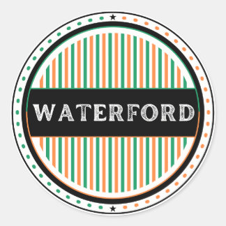 Waterford City Pride Emblem – Irish Identity Classic Round Sticker