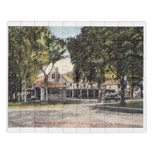 Waterford CT Connecticut Inn and Cottages  Postc Jigsaw Puzzle