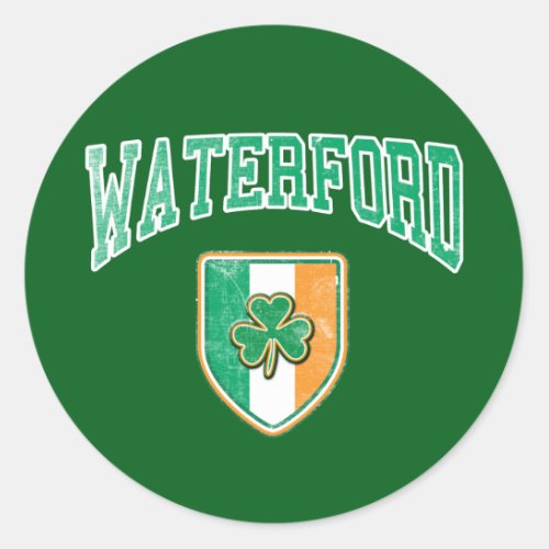 WATERFORD Ireland Classic Round Sticker