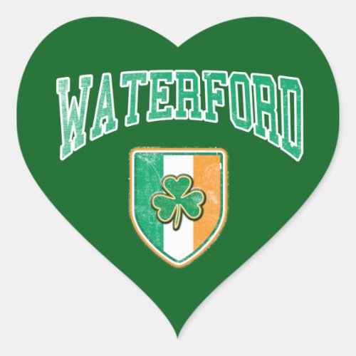 WATERFORD Ireland Heart Sticker