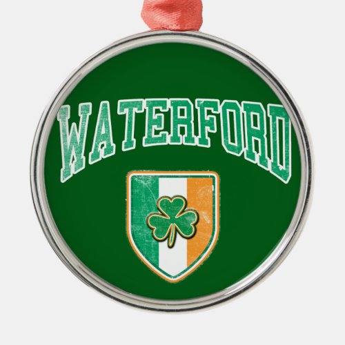 WATERFORD Ireland Metal Ornament