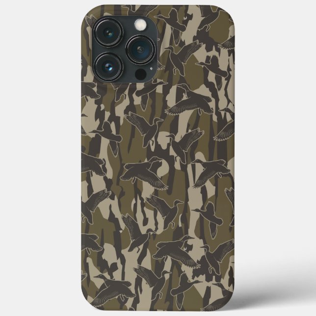 Waterfowl Hunting Bottom Lands Camo Duck Hunters Case-Mate iPhone Case (Back)