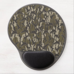 Waterfowl Hunting Bottom Lands Camo Duck Hunters Gel Mouse Pad