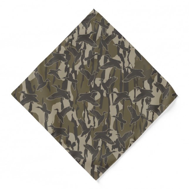 Waterfowl Hunting Camo Duck Hunters  Bandana (Front)
