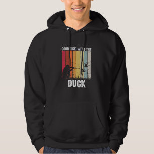Waterfowl Hunting Design for an Flying Duck Huntin Hoodie
