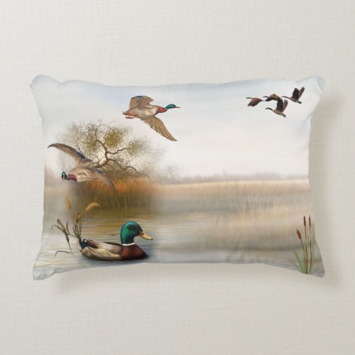 Waterfowl Throw Pillow