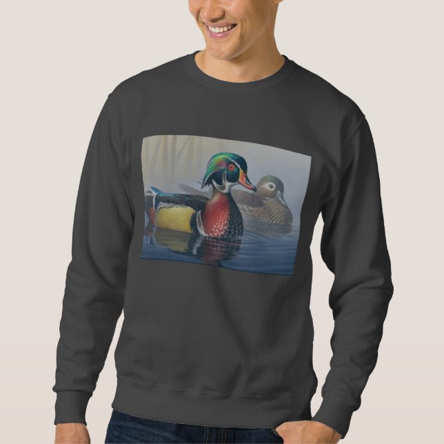 WATERFOWL WATERCOLOR SWEATSHIRT (Front)