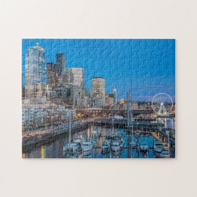Waterfront and Downtown Jigsaw Puzzle (Horizontal)