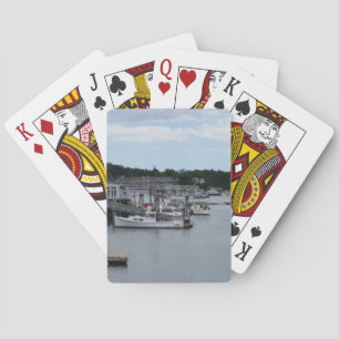 "Waterfront" Boothbay Harbor Classic Playing Cards