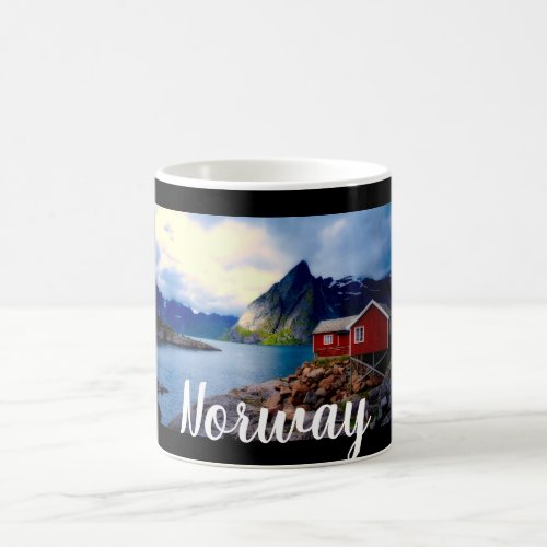 Waterfront Cottage Scenic Norway Coffee Mug