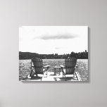 Waterfront scene canvas print