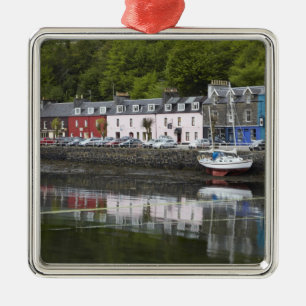 Waterfront, Tobermory, Isle of Mull, Scotland, 2 Metal Ornament
