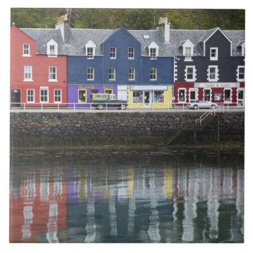 Waterfront Tobermory Isle of Mull Scotland Ceramic Tile