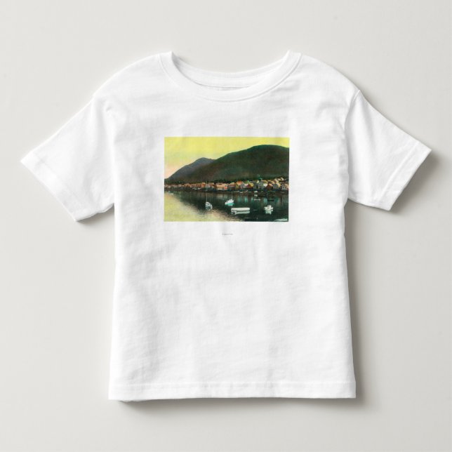 Waterfront View of Indian TownSitka, AK Toddler T-shirt (Front)