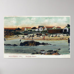 Waterfront View of Macabee BeachMonterey, CA Poster