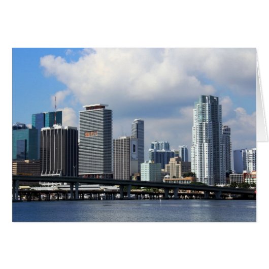Waterfront view of Miami Cards (Front Horizontal)