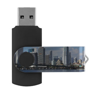 Waterfront view of Miami USB Flash Drive