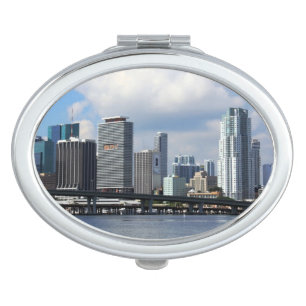Waterfront view of Miami Vanity Mirror