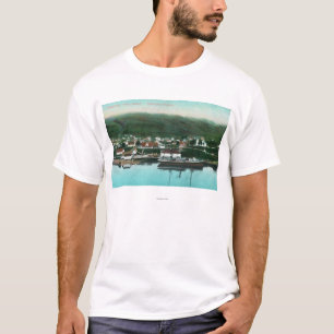 Waterfront View of the City and Steamer T-Shirt