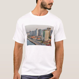Waterfront with Yantai city skyline, Shandong T-Shirt