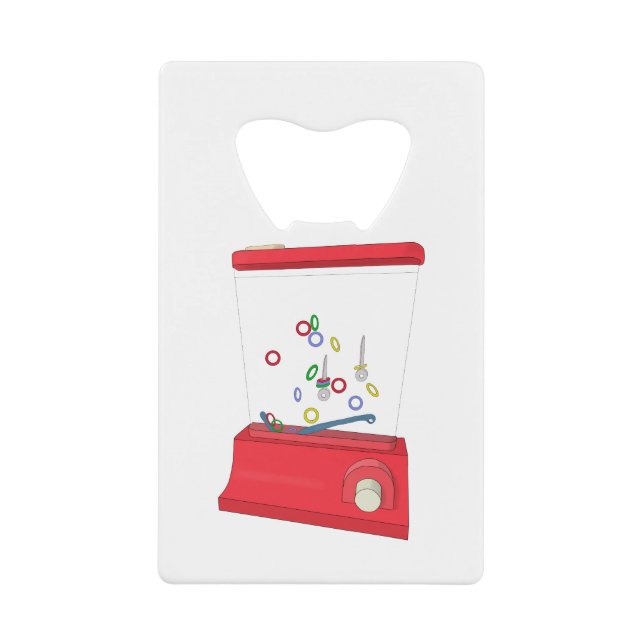 Waterful Ring Toss Credit Card Bottle Opener (Front)