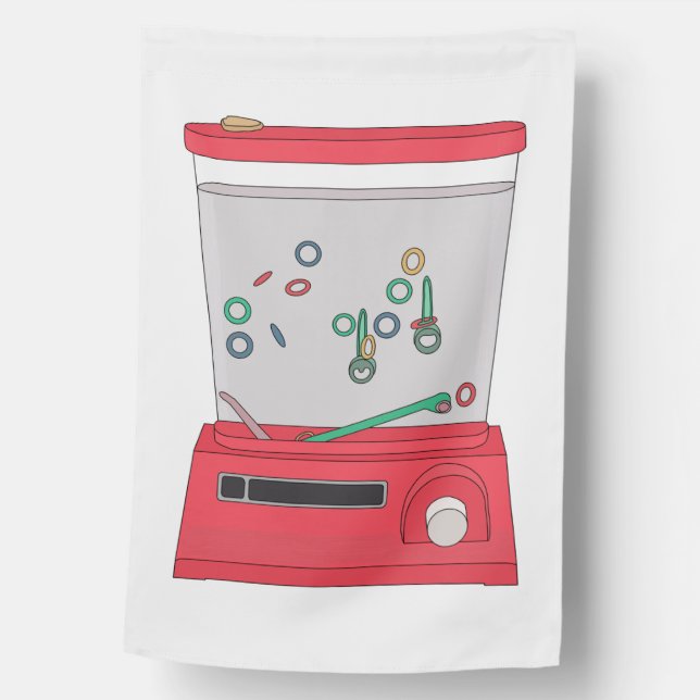  Waterful Ring Toss House Flag (Front)