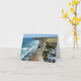 Watergate Bay, Cornwall Greeting Card. Card