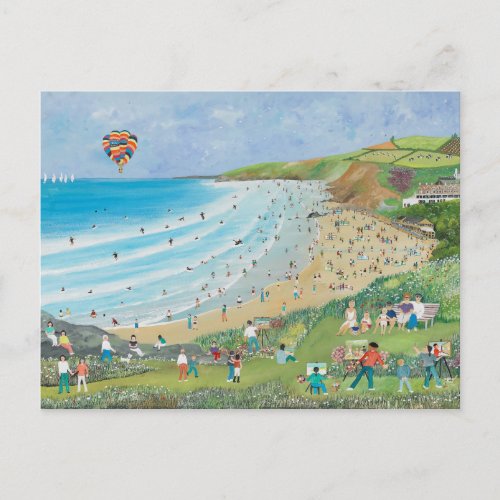 Watergate Bay Cornwall Postcard