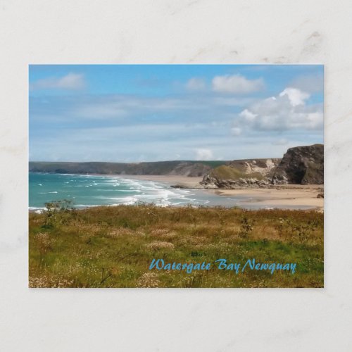 Watergate Bay Newquay Cornwall Photograph Postcard