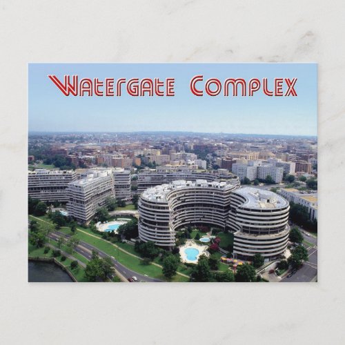 Watergate Hotel and Complex Washington DC Postcard