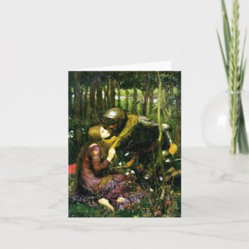 Waterhouse Beautiful Woman Without Mercy Card by VintageSpot at Zazzle