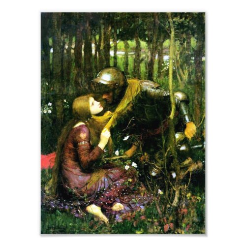 Waterhouse Beautiful Woman Without Mercy Print