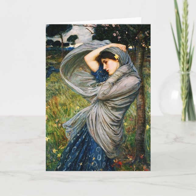 Waterhouse Boreas Greeting Card (Front)